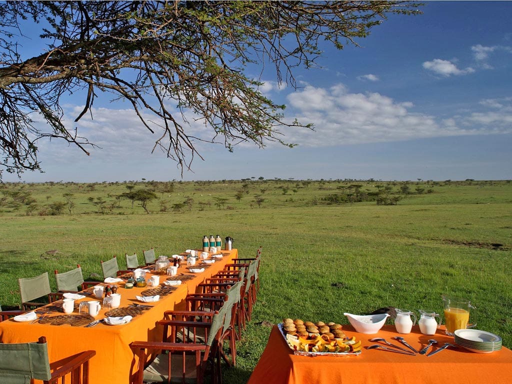 Bush Breakfast in Mara