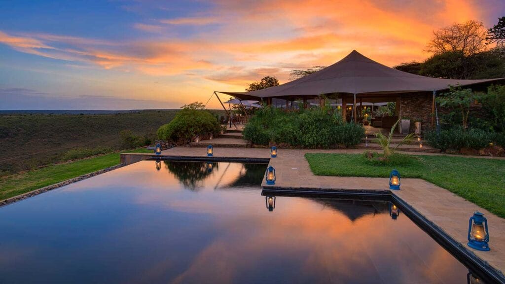 The Flying Eagle Safari - Amboseli N.Park/ Loisaba Tented Camp / Maasai Mara N.Reserve 1 Elewana Loisaba Tented Camp accommodation infinity pool