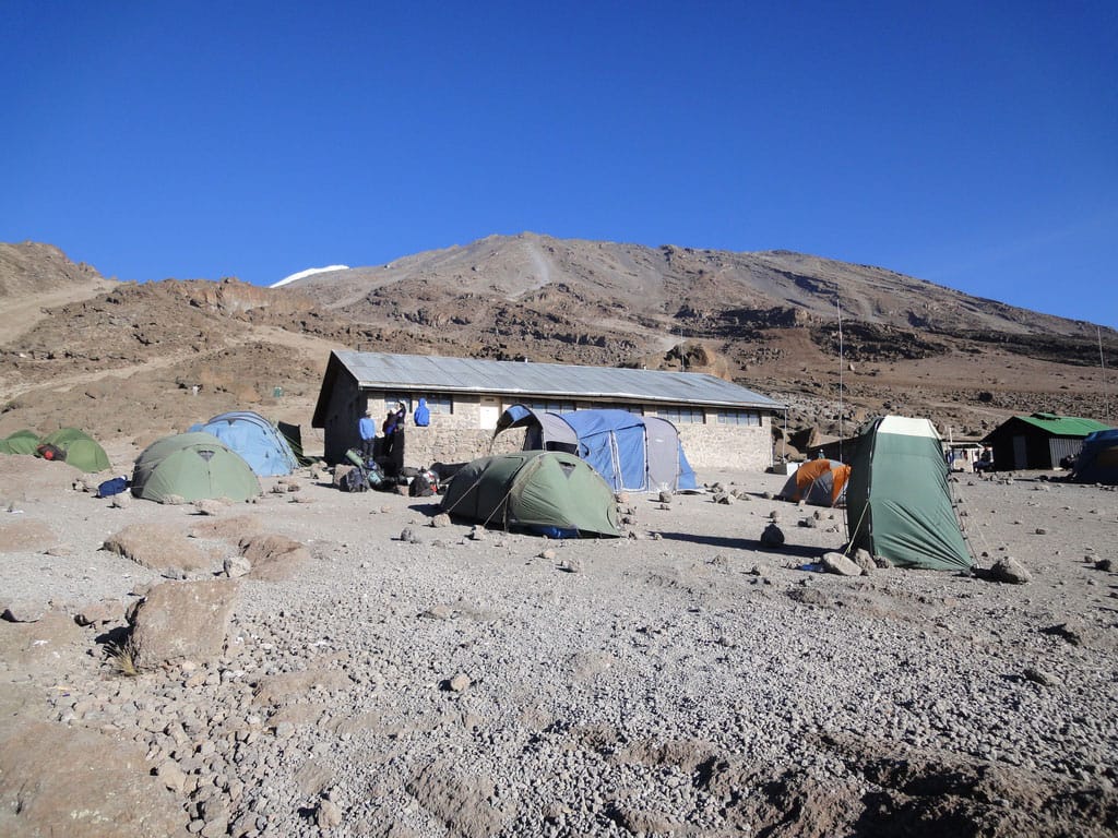 Rongai Route via Mawenzi Tarn Hut - 6 Days 3 Kibo Hut camp