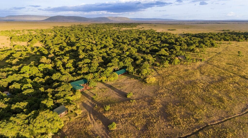 Saruni Basecamp Saruni Wild camp aerial 1