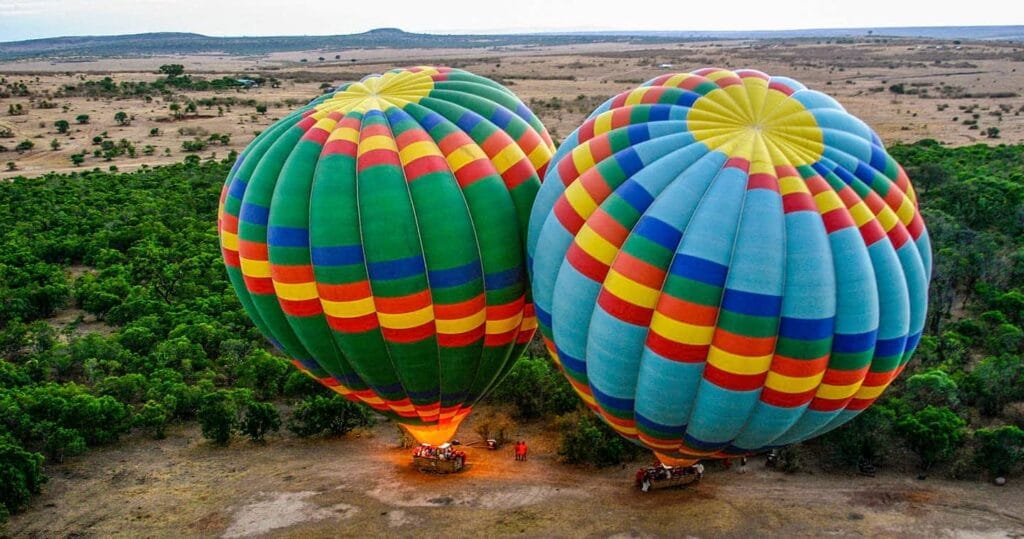 HOT AIR BALLOON SAFARI IN MASAI MARA 37 balloon flight masai mara national reserve