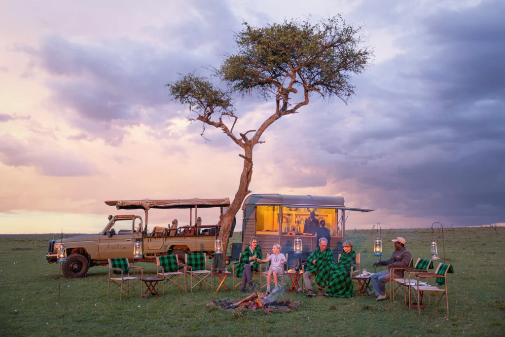 4 Nights/5 Days Safari – Ole Masai Safari. 13 Asilia Africa Naboisho Camp sundowners horsebox copy